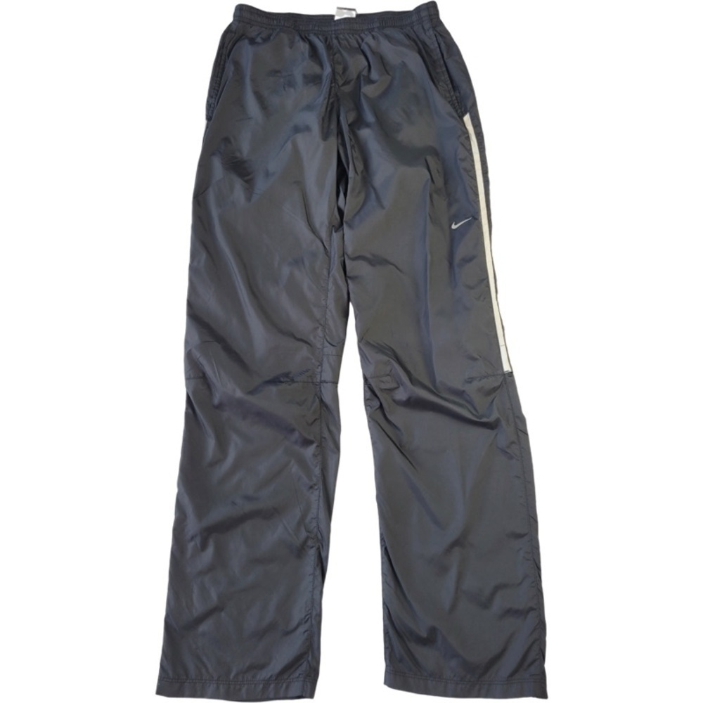 ✅ Nike woman's black straight wide leg parachute pants size S